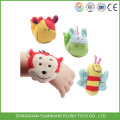 Dongguan plush toys with baby wrist rattle